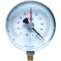 Vacuum gauge MAN-VUOTO-NPT-80-0-1000-R - 1/8" NPT - Radial