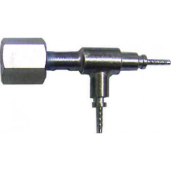 TEE-DN2-1/4SAE-GIRLATERALE-10PZ - 1/4 sae a T per Dn2 - girevole laterale -...