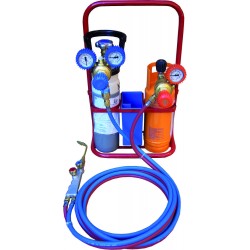 KIT-OX-GAS-2/2 - Welding kit with oxygen 2 lt./propane 2 lt.