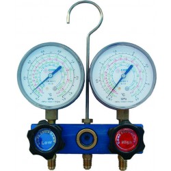 2-way manifolds with pressure gauges GM-2-S1-80-PF - R22-134-404-407