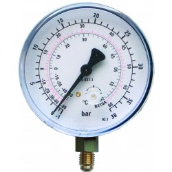 Manometri - "Pulse-Free" - Attacco radiale MAN-NPT-80-C1-PF-S2-H - R32-410