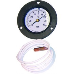 TA-60-FR - Analogic thermometer with reversible flange - ø 60 mm - capillary...