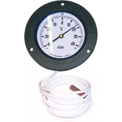 TA-80-FR - Analogic thermometer with reversible flange - ø 80 mm - capillary...