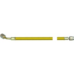 3000 mm yellow flexible hose - 45° Tubo flessibile mm 3000 - 45° giallo...
