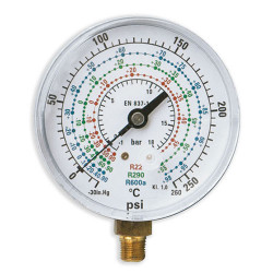 Manometri - "Pulse-Free" - Attacco radiale MAN-NPT-80-PF-H - R22-290-600