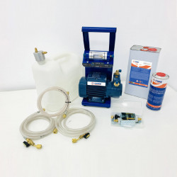 Washing kit system for internal pipes with pump - KPLI