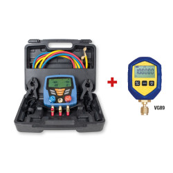 GMHS - Gruppo manometrico elettronico con sonde termocoppia - 3 tubi -...