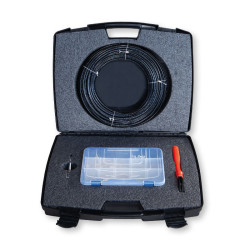 Thermoplastic capillary tube, fittings and tools kit